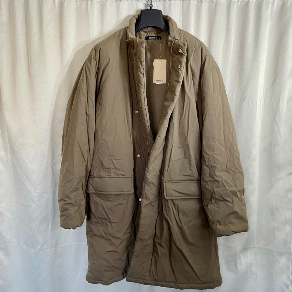 Yeezy Season 5 Padded Longline Coat Jacket - Picture 5 of 8